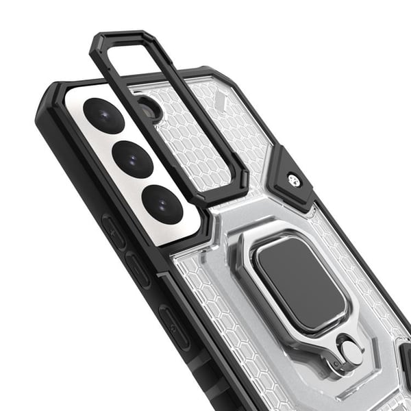 Ring Kickstand Skal Galaxy S22 Plus 5G - Vit