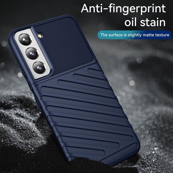 Thunder Twill Skal Galaxy S22 Plus 5G - Blå