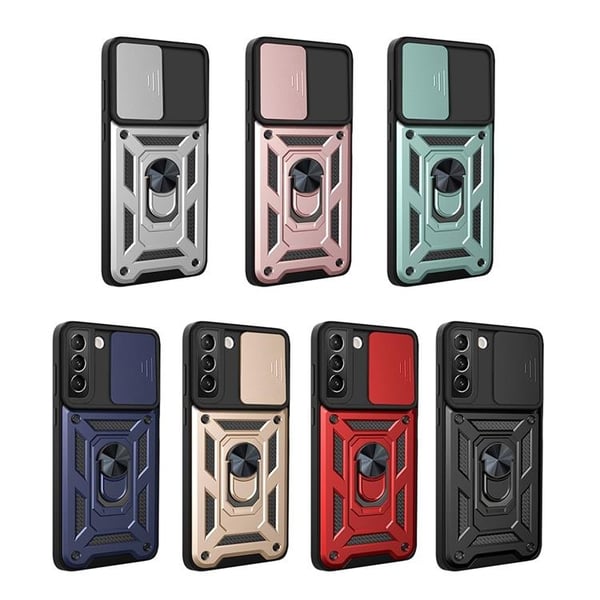 Ring KickStand Kuori Galaxy S22 Plus 5G - Musta