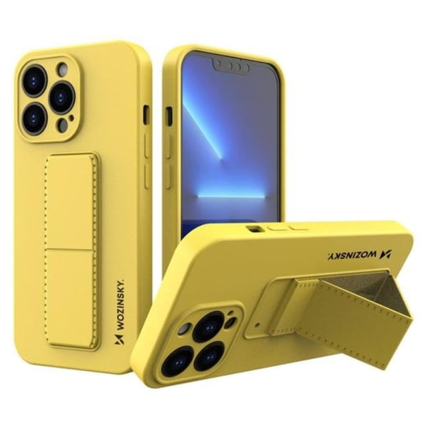 Wozinsky iPhone 13 Pro Skal med Kickstand - Gul