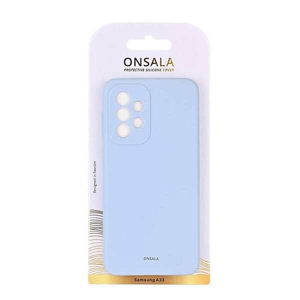 Onsala Telefontaske Silikone Galaxy A33 5G - Lyseblå