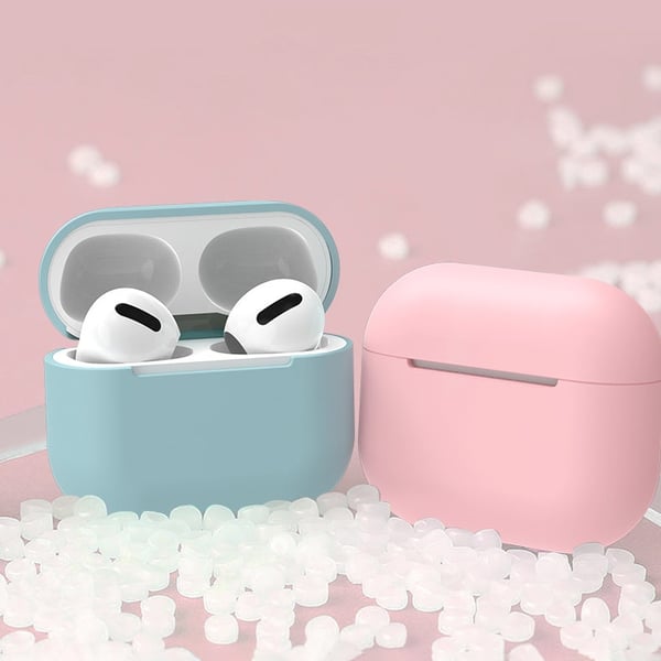 Pehmeä silikonikuori AirPods 2/AirPods 1 - Pinkki