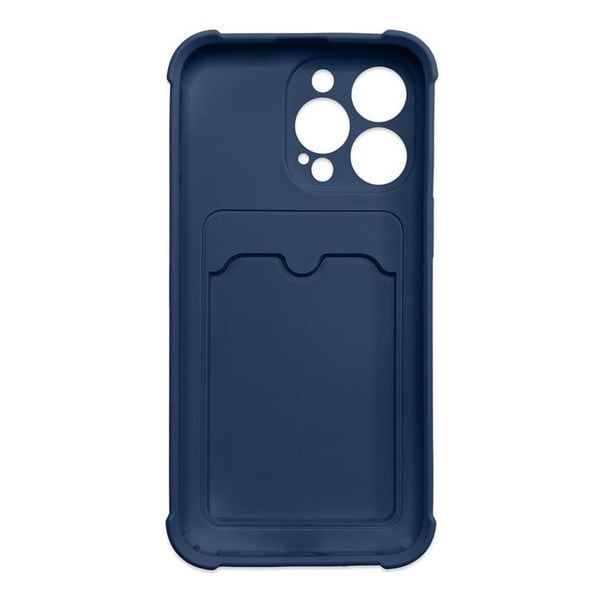 Armor iPhone 13 Mini Taske med Kortholder - Blå