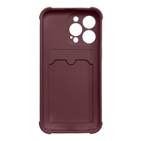 Armor iPhone 13 Pro Taske med Kortholder - Hindbær