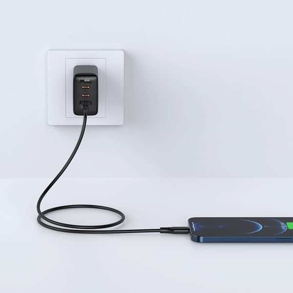 Acefast USB-A till Lightning kabel 1.2m - Svart