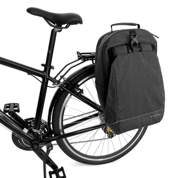 Wozinsky 2-i-1 Rygsæk/Cykelholder 40 L - Sort