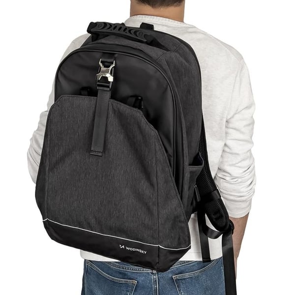 Wozinsky 2-i-1 Rygsæk/Cykelholder 40 L - Sort