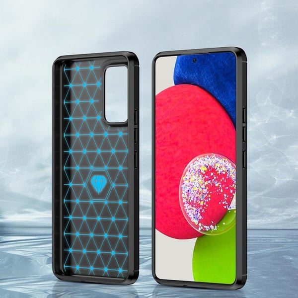Carbon Flexible Skal Galaxy A53 5G - Svart