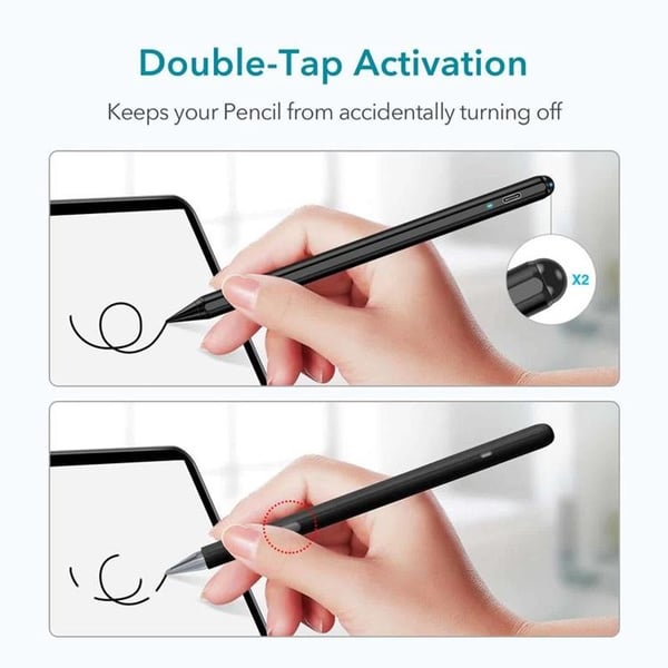 ESR Digitaalinen/Magneettinen Stylus-kynä iPadille - Musta