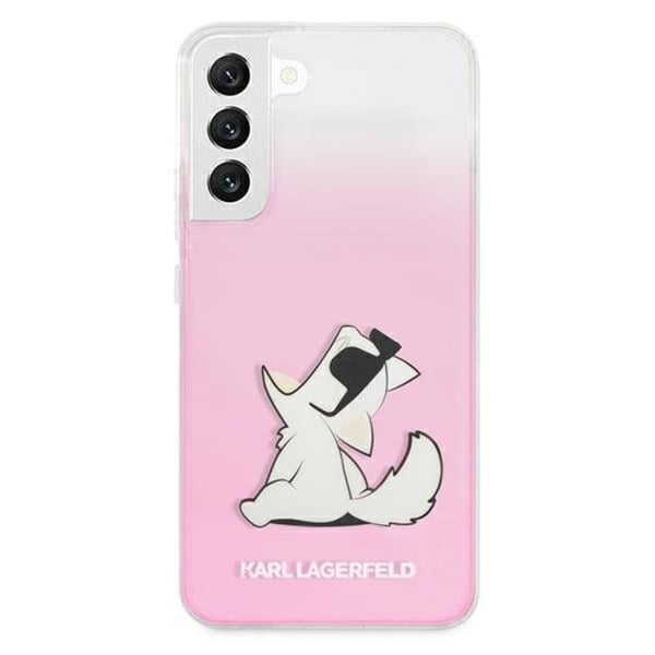 Karl Lagerfeld Choupette Eat Skal Galaxy S22 Plus - Rosa