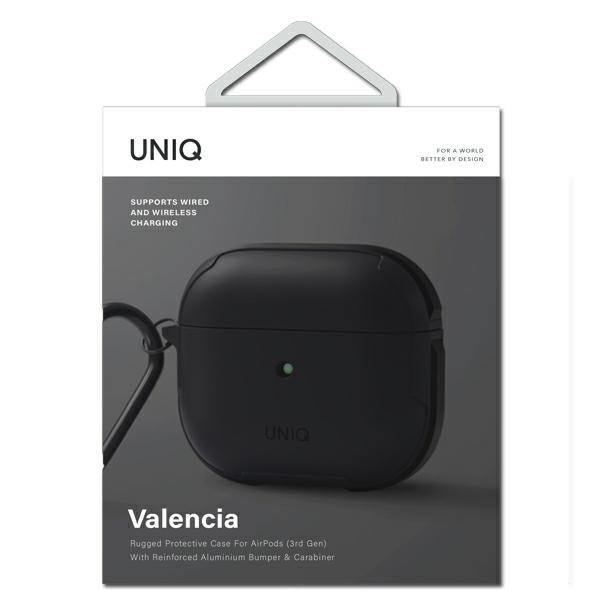 UNIQ Valencia Skal Airpods 3 - Midnight Svart