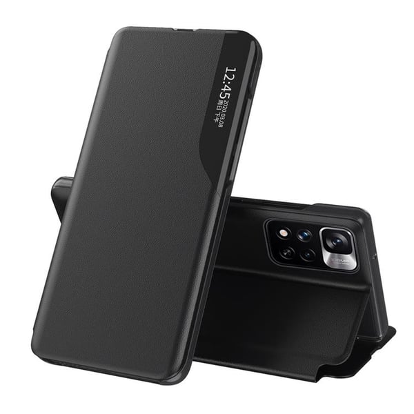 Eco Läder View Fodral Xiaomi Poco X4 NFC 5G - Svart
