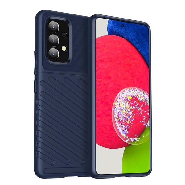 Thunder Fleksibel Pansret Taske Galaxy A53 5G - Blå