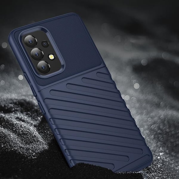 Thunder Fleksibel Pansret Taske Galaxy A53 5G - Blå