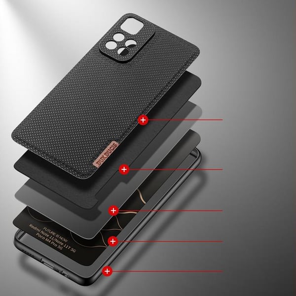 Dux Ducis Fino Skal Xiaomi Poco M4 Pro 5G  - Svart