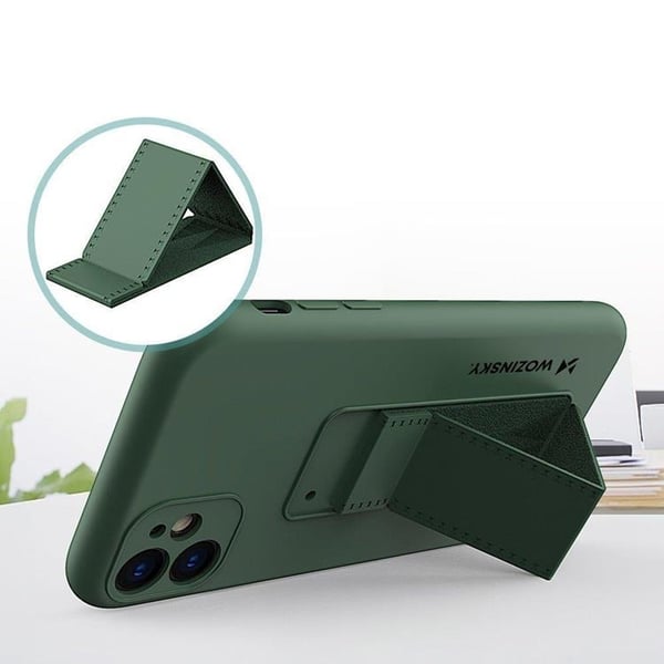 Wozinsky Kickstand Silicone Skal Galaxy M31s - Svart