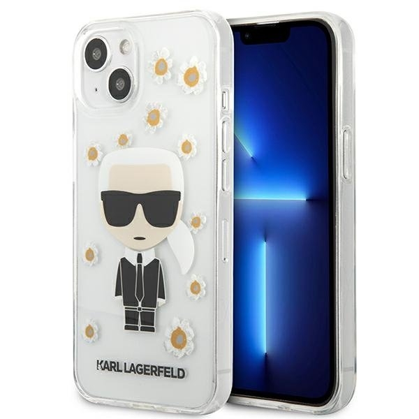 Karl Lagerfeld Flower Ikonik Karl Skal iPhone 13 mini - Transparent Karl Lagerfeld Flower Ikonik Karl Skal iPhone 13 mini - Transparent