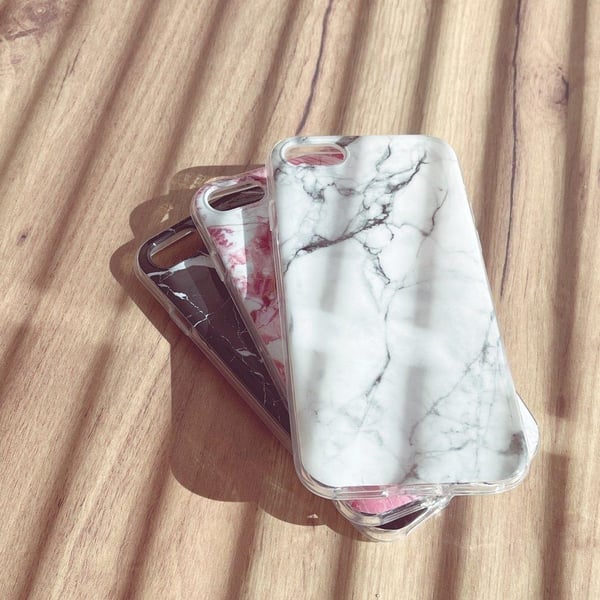 Wozinsky Marble TPU skal till Xiaomi Poco M3 / Redmi 9T Rosa