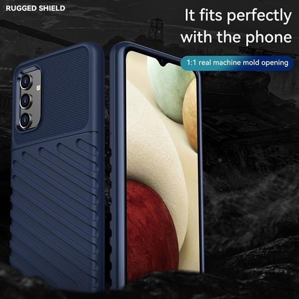 Thunder Twill Skal Galaxy A13 4G - Blå