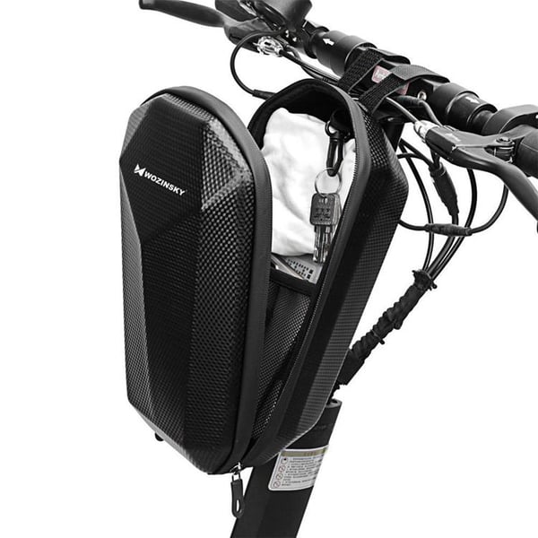 Wozinsky Vandtæt E-Scooter Taske Til 4 L Styr - Sort