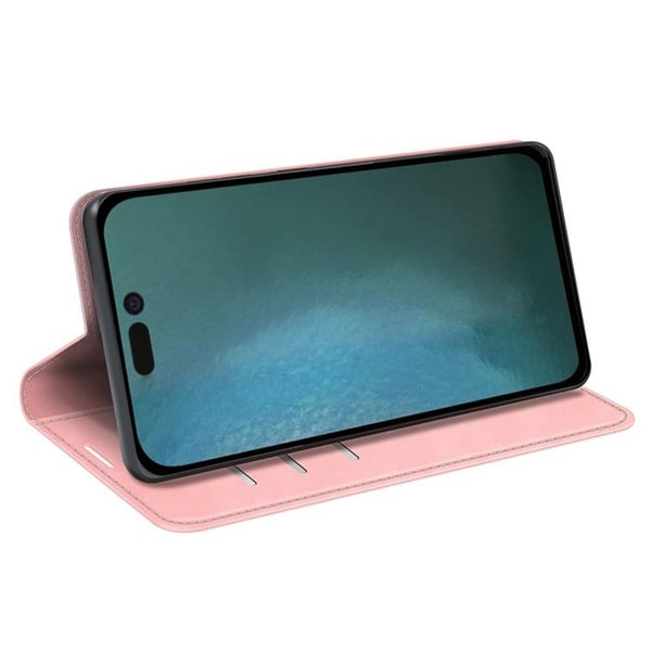 Folio iPhone 14 Pro Max Plånboksfodral  - Rosa