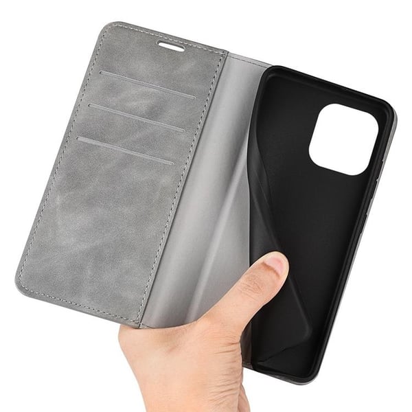 Folio iPhone 14 Pro Max Plånboksfodral  - Grå