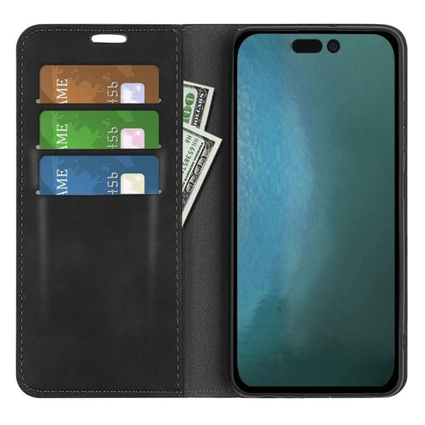 Folio iPhone 14 Pro Max Plånboksfodral  - Svart