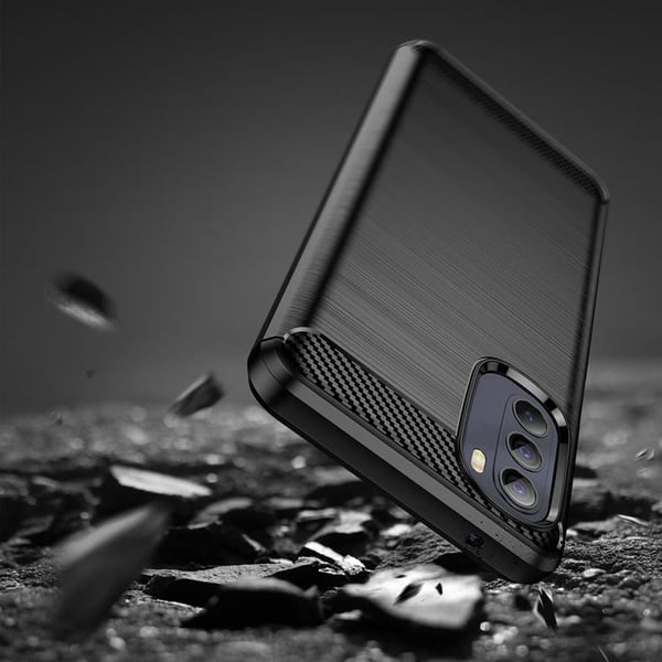 Carbon Flexible Skal Motorola Moto G Stylus (2022) - Svart