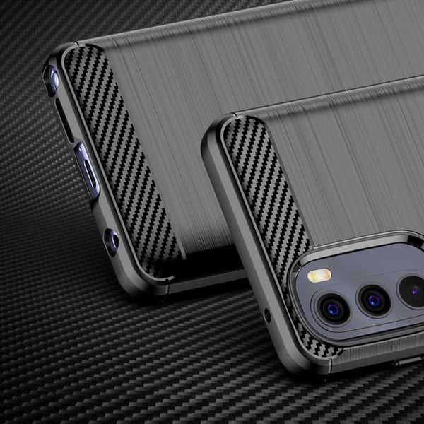 Carbon Flexible Skal Motorola Moto G Stylus (2022) - Svart