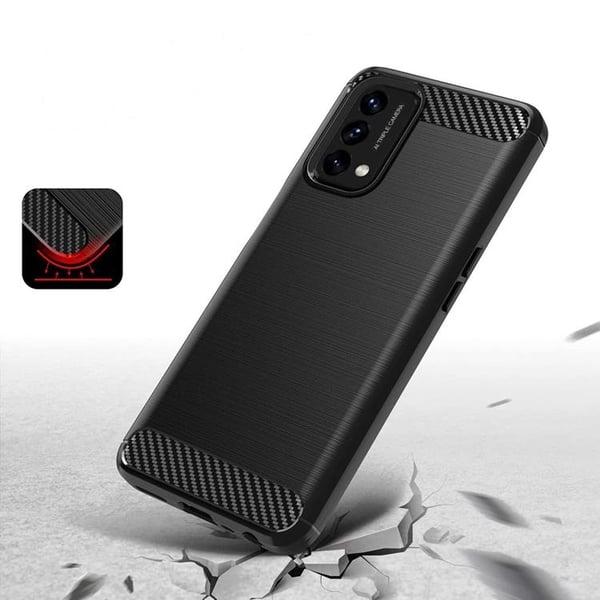 Carbon Flexible Skal OnePlus Nord N200 5G - Svart