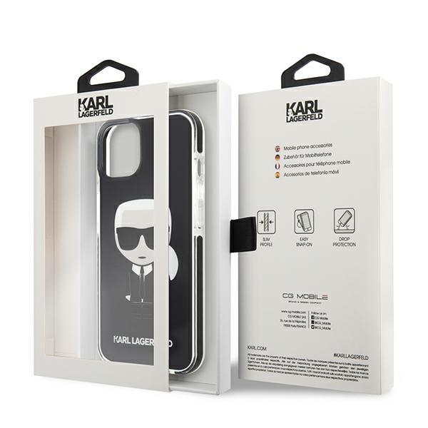 Karl Lagerfeld Iconik Karl Skal iPhone 13 mini - Svart