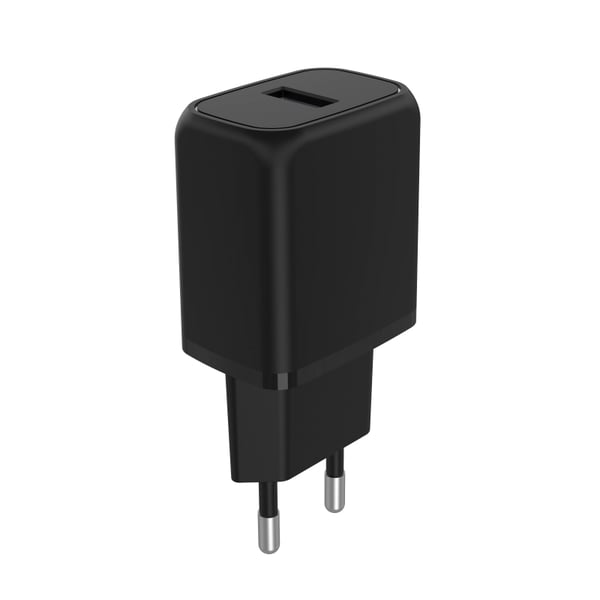 SiGN Väggladdare USB-A QC 3.0. 18W 3A - Svart