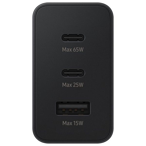 Samsung Väggladdare 65W USB Till 2x USB-C 65W - Svart