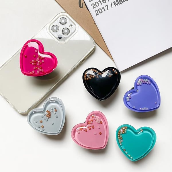 Heart Beads Popup -pidike - Vihreä