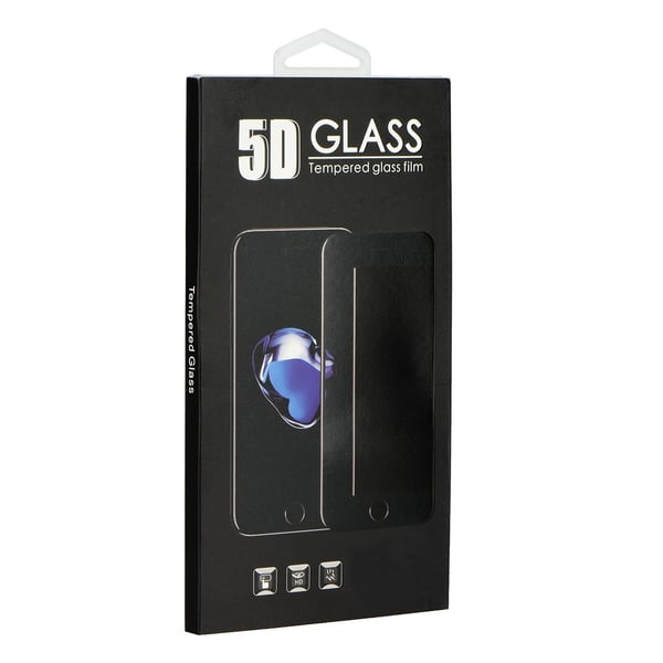 5D hærdet glas skærmbeskytter til iPhone 6G/6S sort
