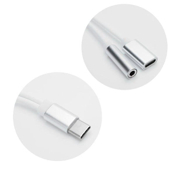 Adapter HF/audio + charging USB-C - Jack 3.5mm Vit