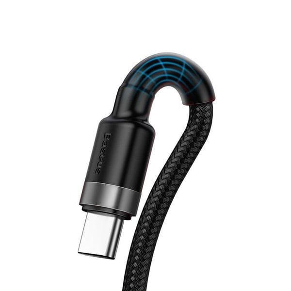 Baseus Cafule USB-C til USB-A kabel 40W 1m - Sort/Grå
