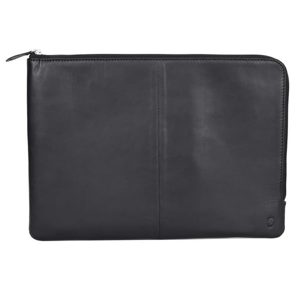BUFFALO äkta läder Datorfodral Mac & PC 13" - Svart