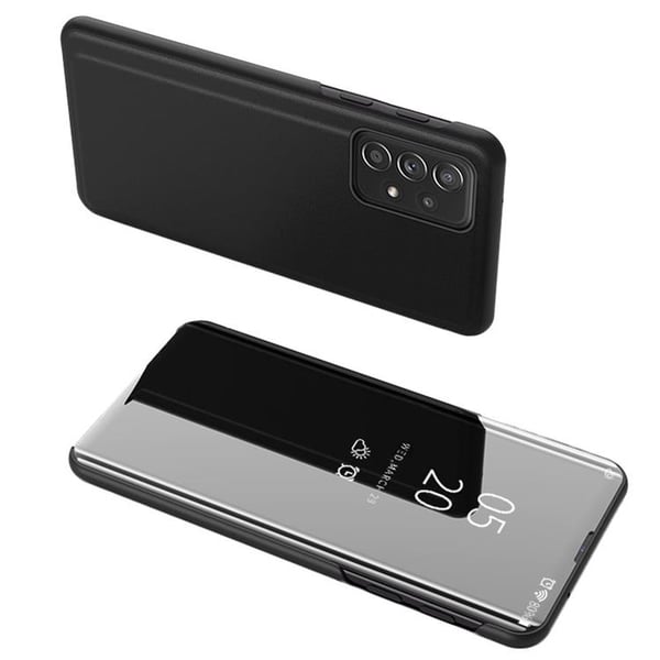 Galaxy A73 Fodral Clear View Flip - Svart