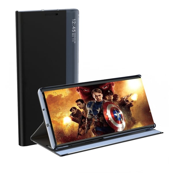 Galaxy A73 Fodral Sleep Flip - Svart