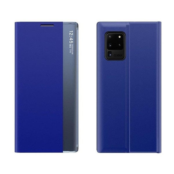 Galaxy A73 Fodral New Sleep Flip - Blå