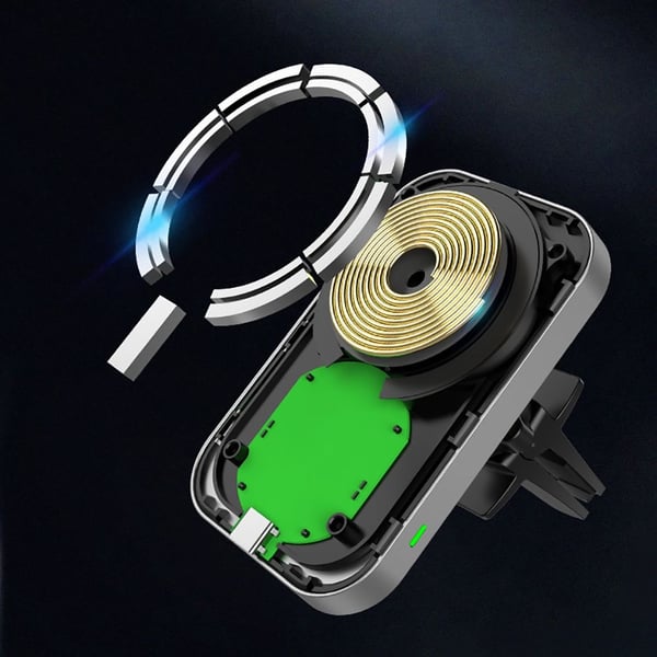 Tech-Protect CW19 Magnetisk Magsafe Bilhållare Luftventil - Svart