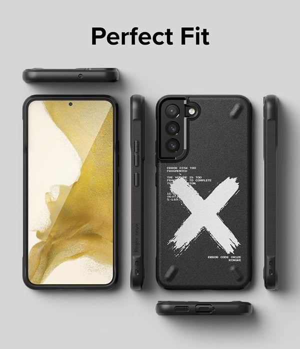 Ringke Galaxy S22 Plus Kuori Onyx Graffiti - Musta