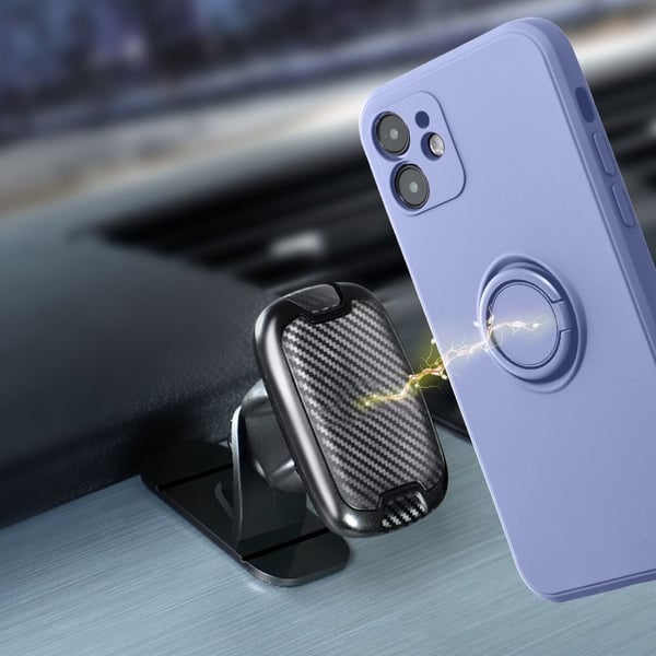 Forcell iPhone 7/8/SE (2020/2022) Cover Silikone Ring - Violet