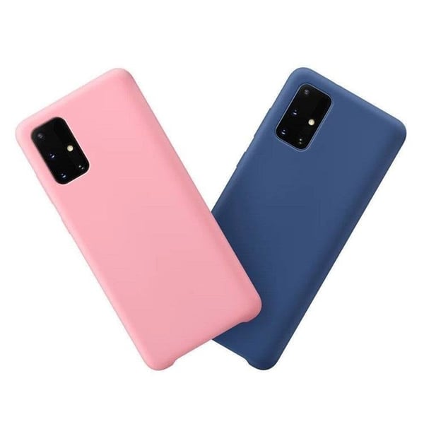 Galaxy A03s Skal Silicone Rubber - Blå
