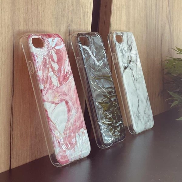 Wozinsky Galaxy A03s Skal Marble Gel - Svart