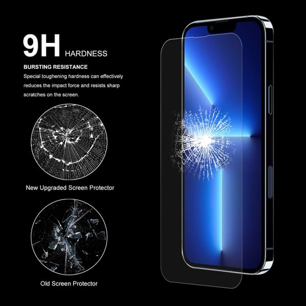 [2-PACK] iPhone 14 Härdat Glas Skärmskydd - Clear