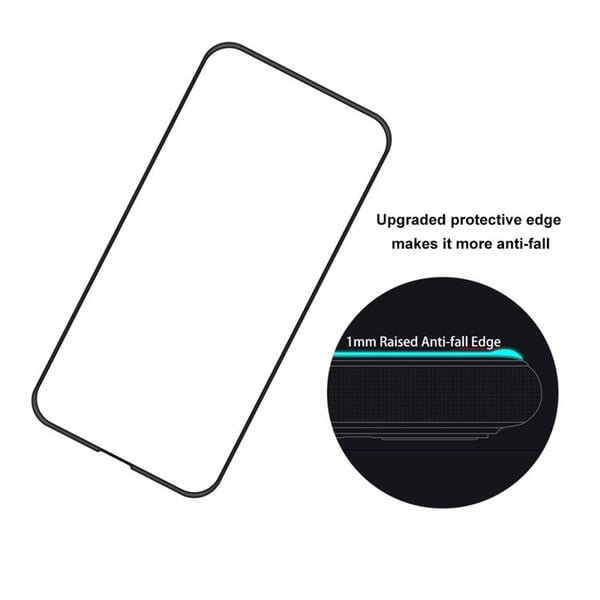 [2-PACK] Karkaistu lasinen näytönsuoja iPhone 14 Pro Max - Musta