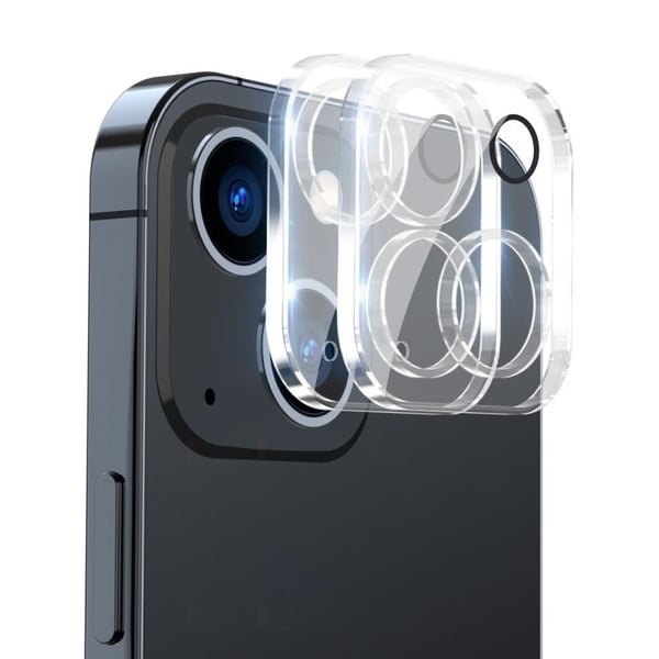 [2-PACK] iPhone 14 Kameralinsskydd i Härdat Glas