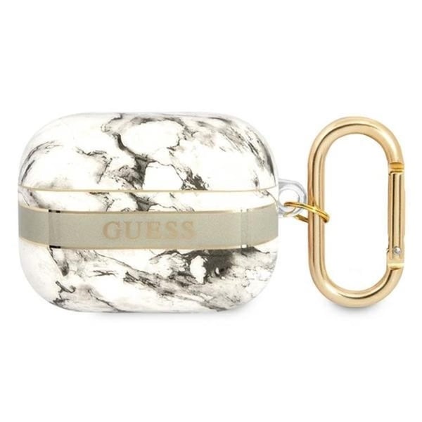 Guess Airpods Pro Skal Marble Strap Collection - Grå